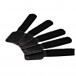 Fisual Adhesive Cable Ties Black 10 Pack