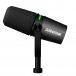 Shure MV7i Smart Mic with Built-in Audio Interface - Side, Yoke Down