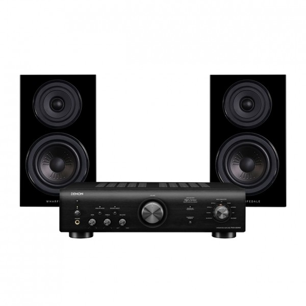 Denon PMA-600NE & Wharfedale Diamond 12.1, Black Hi-Fi Bundle