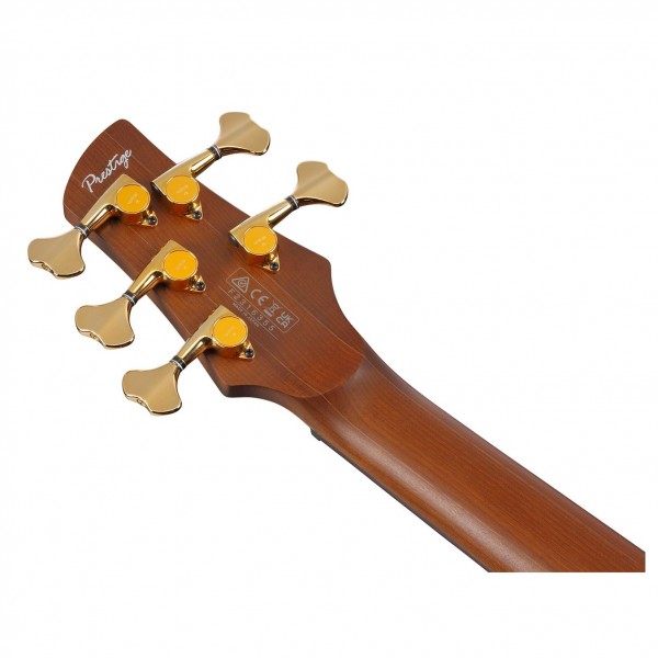 Ibanez SR5505 Prestige 5 String, Mocha Flat - back headstock