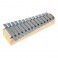 Studio 49 Nickel Plated 16 Note Diatonic Alto Glockenspiel With Mallets