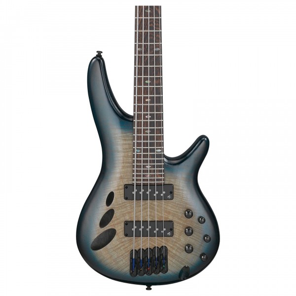 Ibanez SRD905 5 String, Cosmic Blue Starburst - body 