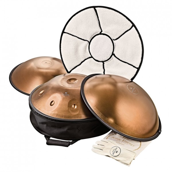 Meinl Sonic Energy Sensory Handpan, Stainless Steel, F Pygmy, 11 Notes, 440 Hz, Vintage Copper