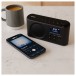 Majority Orwell 2 DAB Radio, Black - coffee counter 