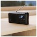 Majority Orwell 2 DAB Radio, Black - by the window 