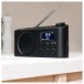 Majority Orwell 2 DAB Radio, Black - white ornaments