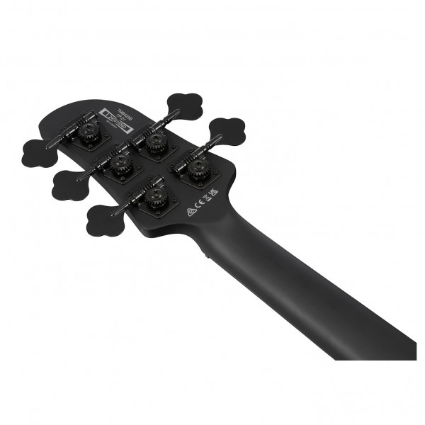 Ibanez TMB425B Talman 5 String, Black Flat - headstock back 