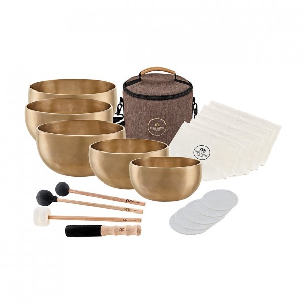 Meinl Sonic Energy 5-piece Yoga Nidra Singing Bowl Set