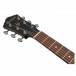 Ibanez VC44CE, Weathered Black  - headstock 