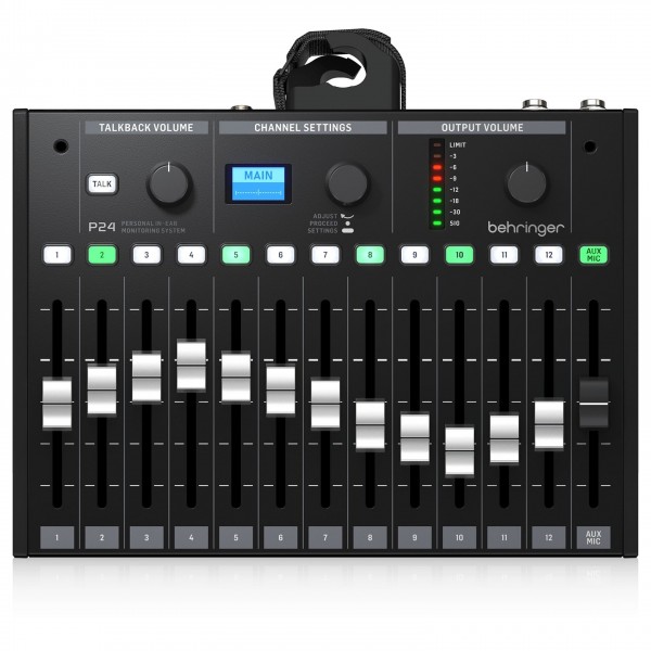 Behringer P24 StageConnect Personal Monitor Mixer - Top