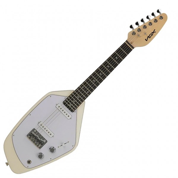 Vox Mark V Mini Electric Guitar, White - front