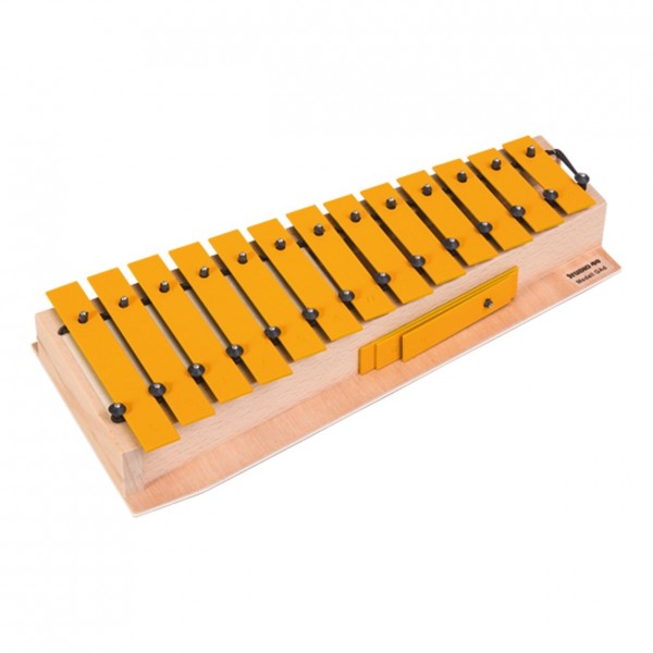 Studio 49 Yellow 16 Note Diatonic Alto Glockenspiel With Mallets