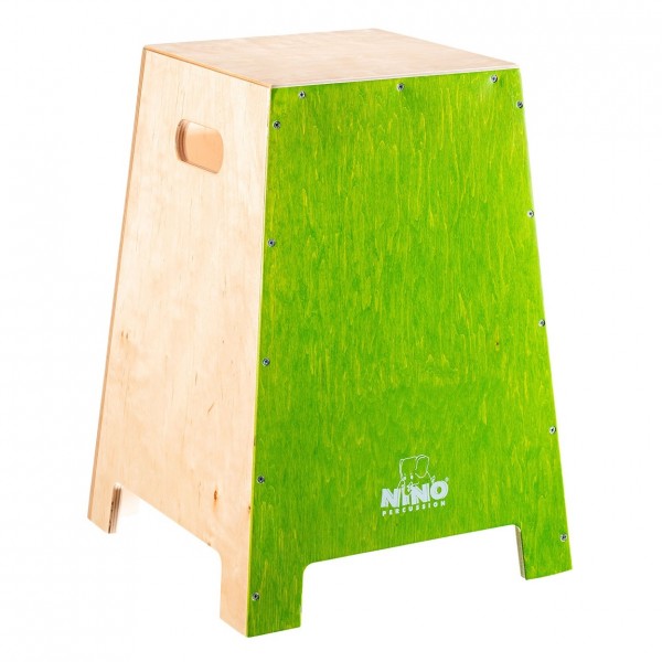 Nino Percussion Stackable Large Cajon, Green