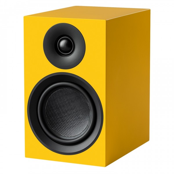 Pro-Ject Speaker Box 5 E Carbon Bookshelf Speaker (Pair), Satin Golden Yellow - main 