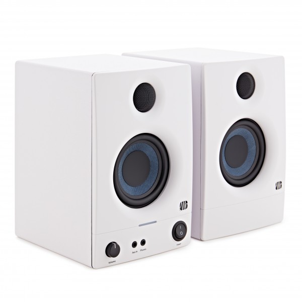 PreSonus Eris 3.5 2nd Gen Studio Monitors (Pair), White - Nearly