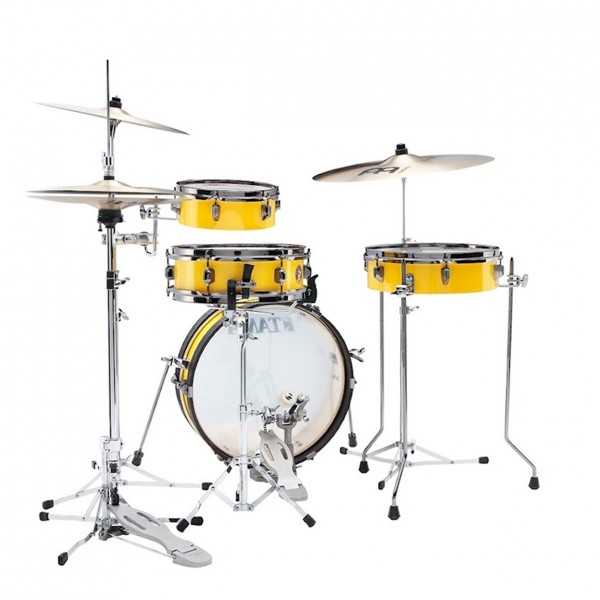Tama Club-JAM Pancake 18" 4pc Shell Pack, Electric Yellow