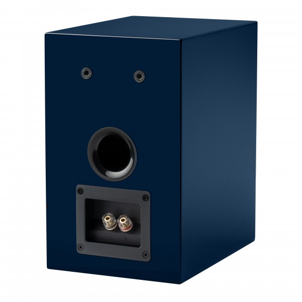 Pro-Ject Speaker Box 5 E Carbon Bookshelf Speaker (Pair), Satin Blue Steel - rear 