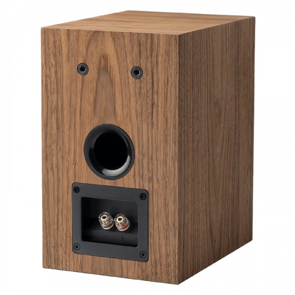 Pro-Ject Speaker Box 5 E Carbon Bookshelf Speaker (Pair), Walnut - rear