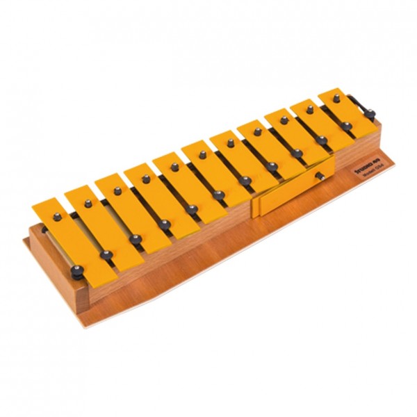 Studio 49 Yellow 13 Note Soprano Glockenspiel With Mallets