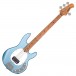 Sterling StingRay RAY34 Bass, Firemist Silver - front 