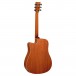 Tanglewood TS5CE Strada Dreadnought Electro Acoustic, Natural Satin - back 