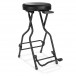 Gravity FGSEAT1 Musicians Seat with Guitar Stand with stand