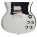 Epiphone SG Standard Inspired by Gibson, Silver Mist - controls 