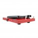 Pro-Ject Juke Box E Red Turntable All-In-One Amplifier Turntable - angled