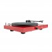 Pro-Ject Juke Box E Red Turntable All-In-One Amplifier Turntable - angled 2