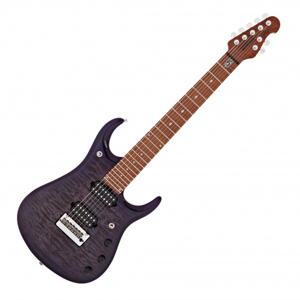 Music Man JP15 Quilt Top 7 String, Purple Nebula