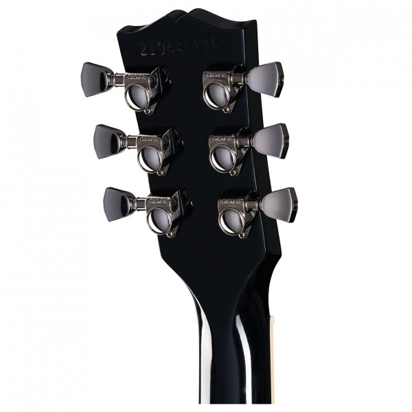 Gibson Les Paul Studio Session, Translucent Ebony Burst headstock back 