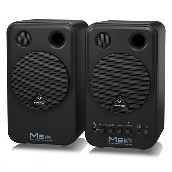 Behringer MS16 Studio Monitors, Pair at Gear4music
