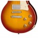 Epiphone Les Paul Standard 50s Figured Inspired by Gibson, Washed Cherry Sunburst knobs 