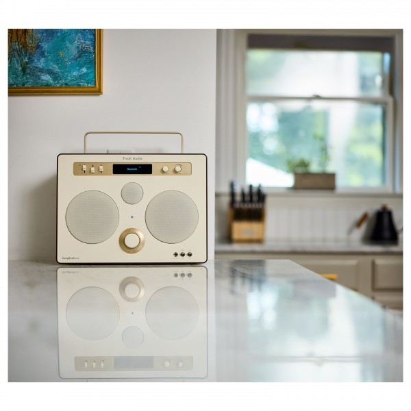 Tivoli Music Songbook Max Portable Bluetooth Speaker, Cream / Brown - counter 