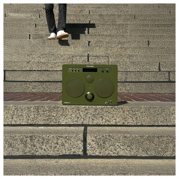 Tivoli Music Songbook Max Portable Bluetooth Speaker, Cream / Brown - steps 