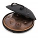 Handpan with Carrying Bag, 10 Notes D Key, by Gear4music