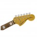 Squier Limited Edition Paranormal Troublemaker Telecaster Deluxe, Laurel Fingerboard, Aztec Gold - Headstock, Front