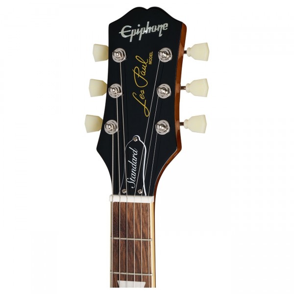 Epiphone Les Paul Standard 50s Figured Inspired by Gibson, Seafoam Green headstock