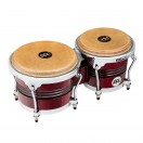 Meinl Percussion Marathon Exclusive Serie Bongo 6 3/4" Macho & 8" Hembra, Wine Red