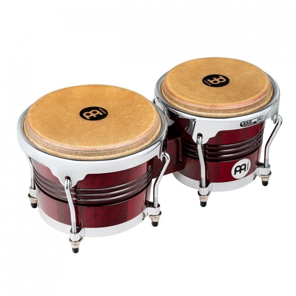 Meinl Percussion Marathon Exclusive Serie Bongo 6 3/4" Macho & 8" Hembra, Wine Red