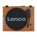 Lenco LS-300 Turntable with Speakers Bundle, Wood