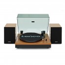 Lenco LS-300 Set de Tocadiscos y Altavoces, Wood