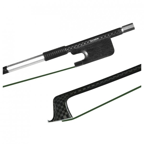 Coruss Carbon Viola Bow, Green Hair