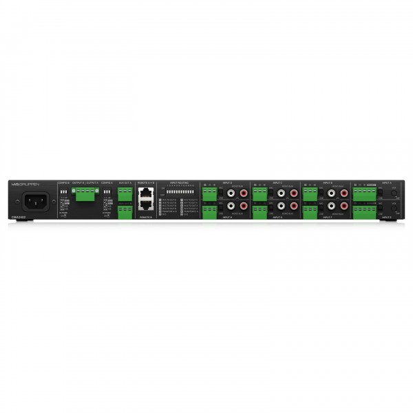 Lab Gruppen CMA2402 2 x 240W 8-Channel Commercial Mixer Amplifier - Rear 1