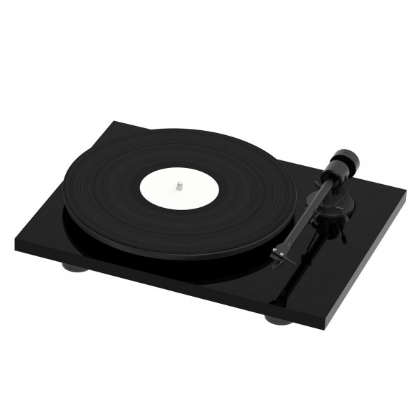 Pro-Ject T1 EVO Standard Turntable, Black - With record mounted on top