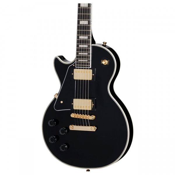 Epiphone Les Paul Custom Left-Handed Inspired by Gibson, Ebony body 