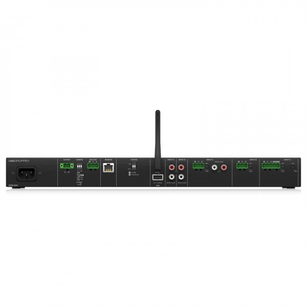 Lab Gruppen CPA1201 120W 5-Channel Commercial Mixer Amplifier with Bluetooth & USB Media Player - Rear 2