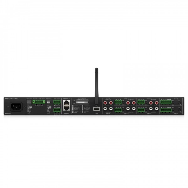 Lab Gruppen CPA1202 2 x 120W 8-Channel Commercial Mixer Amplifier with Bluetooth & USB Media Player - Rear 2