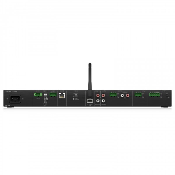 Lab Gruppen CPA2401 240W 5-Channel Commercial Mixer Amplifier with Bluetooth & USB Media Player - Rear 2