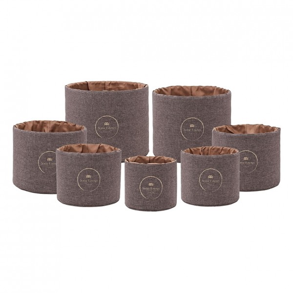 Meinl Sonic Energy Crystal Singing Bowl Sleeve Set, Brown